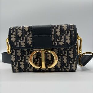 Chic Black and Gold Crossbody Bag Belt Bag